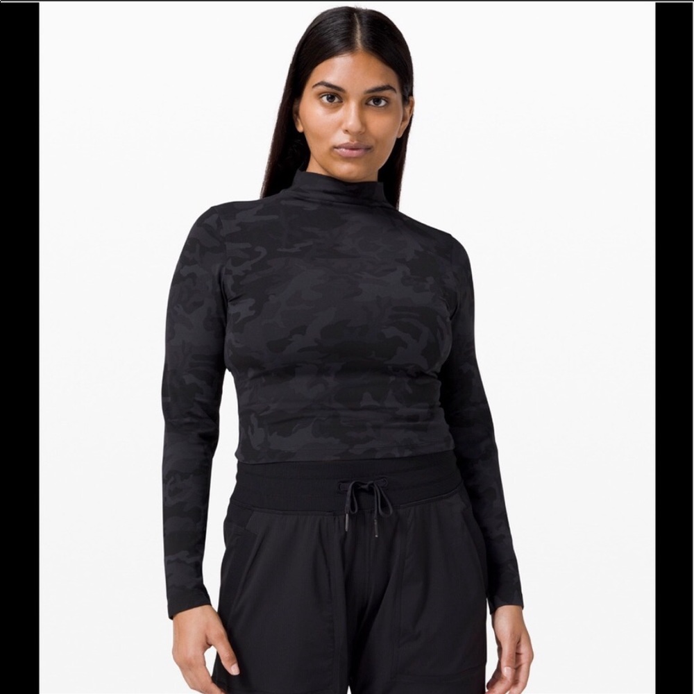 NWT Lululemon All Aligned mock neck long sleeve,